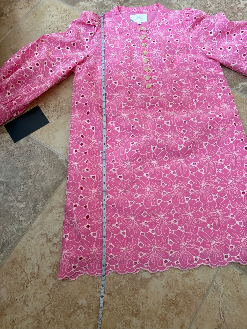NWT Pomander Place Eyelet Samantha Dress, Large - Picture 10 of 12